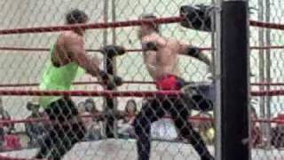 Radical Ricky vs Derrick Jannetty Weapons Cage Match 1 of 3 [upl. by Alvina301]