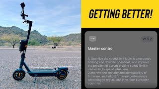 Its Getting better Segway Ninebot Max G2 Firmware Update 152 [upl. by Ylim]