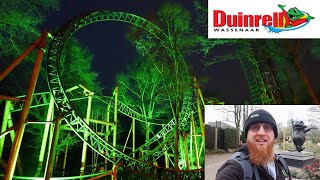 vlog35 een weekend in Duinrell Rides by Lights 2024 [upl. by Omsoc]