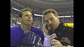 1996 NHL AllStar Skills Competition  Fastest Skater AllStar Friday [upl. by Rosdniw]