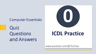 Computer Essentials  ICDL Practice  Part 0 [upl. by Damalis]