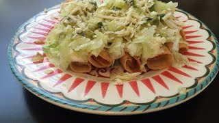 Taquitos de Papa Y De Pollo [upl. by Kanya]