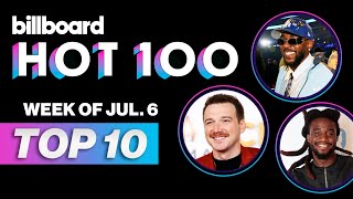 Billboard Hot 100 Top 10 Countdown For July 6 2024  Billboard News [upl. by Burrus]