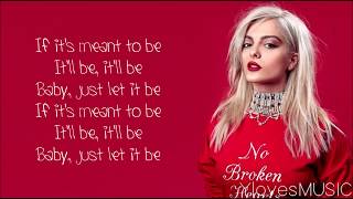 Bebe Rexha ft Florida Georgia Line  Meant To Be Lyrics [upl. by Shanney548]