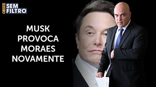 Elon Musk ironiza censura de Moraes ao X Magia avançada [upl. by Odele710]