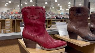 Burgundy Color Boots 🛍️ DSW Shoes Shopping Style Fashion [upl. by Noelc]