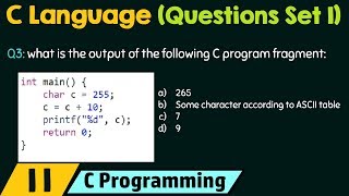 C Programming Important Questions Set 1 [upl. by Rasure757]