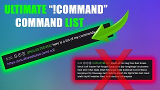 Ultimate chat command list [upl. by Edyak]