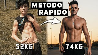 Cómo Ganar Masa Muscular si eres Delgado Adolescente Flaco Ectomorfo 💪🏻 [upl. by Frohne]