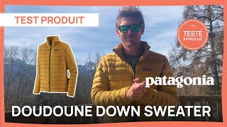 TEST DE LA DOUDOUNE DOWN SWEATER  PATAGONIA PAR ADRIEN [upl. by Ahsata696]