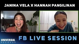 Janina Vela Hannah Pangilinan  FB Live Session 41620 [upl. by Gates]