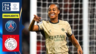 HIGHLIGHTS  Paris SaintGermain vs Ajax  UEFA Womens Champions League 202324 Français [upl. by Omiseno7]