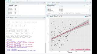 Regresión Lineal Simple en Rstudio [upl. by Brandi]