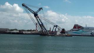 Ship spotting at Europoort Rotterdam Nieuwe waterweg  18 july 2010 [upl. by Norbie541]