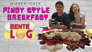 WE TRIED THE FAMOUS PINOY BENTELOG BREAKFAST  DUBAIOFWDIARIES [upl. by Stets]