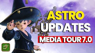 FFXIV Dawntrail Astrologian Rework Media Tour  Level 100 Tool Tips [upl. by Yesiad]