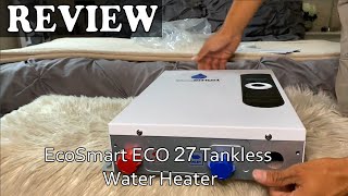 EcoSmart ECO 27 Electric Tankless Water Heater  Review 2023 [upl. by Yedok]