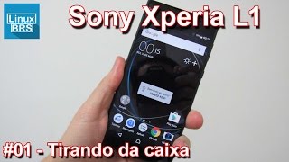 Sony Xperia L1  Unboxing e especificações [upl. by Eatnoled461]