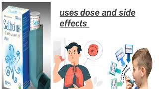 Salbo inhaler salbutamol uses dose and side effects [upl. by Kosiur]