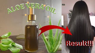 How to make ALOE VERA OIL at home  HAIR GROWTH [upl. by Tommie]