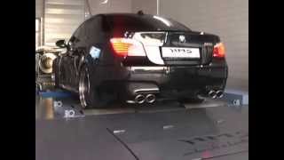 звук выхлопа BMW M5 e60 V10 [upl. by Rekrap]