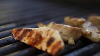 Grill Chicken Breast 04  Free Stock Footage [upl. by Frankie]