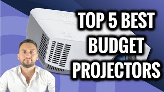 TOP 5 Best Budget Projectors In 2024 [upl. by Colligan]