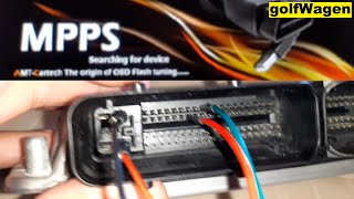 MPPS Flash Ecu Tricore cable connect [upl. by Spevek]