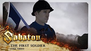 SABATON  The First Soldier Official Lyric Video [upl. by Androw]