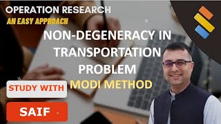 Degeneracy in Transportation Problem  In Hindi  Using Modi Method [upl. by Ihsorih]