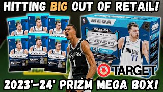 THESE ARE A MUST BUY 202324 Panini Prizm Basketball Mega Box Review [upl. by Adeehsar]