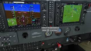 KMCN RNAV 23 Approach G1000 [upl. by Ashwin462]