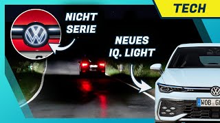 Neues IQLight  MatrixLED im Golf 8 Facelift Test Nachtfahrt amp Unterschied LED Plus Scheinwerfer [upl. by Aisak]