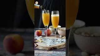 🥂Bellini o coquetel de Prosecco e pêssego fácil de fazer em casa [upl. by Ackley]