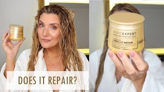 LOREAL ABSOLUT REPAIR HAIR MASK TreatmentTuesdays [upl. by Ammeg]