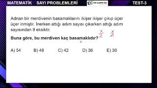 Sayı Problemleri Test 3 Soru 9 [upl. by Earlene422]