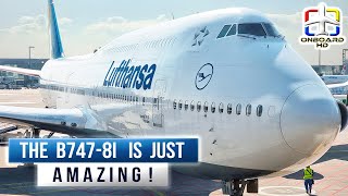 TRIP REPORT  First Time on Lufthansa B7478i  Los Angeles to Frankfurt  Lufthansa Boeing 7478i [upl. by Siuqram]