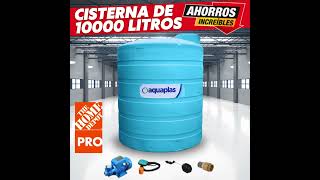 CISTERNA DE 10000 LITROS AQUAPLAS DE VENTA EN HOME DEPOT PUEBLA Y TLAXCALA [upl. by Modestine]