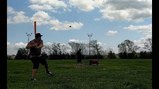 SOFTBALL GRASSY FIELD BATTING PRACTICE [upl. by Foy]