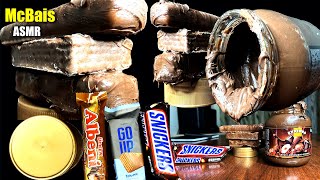 ASMR CHOCOLATE ICE CREAM MUKBANG SNICKERS MARS BOUNTY TWIX chocolate asmr mukbang [upl. by Bonny]