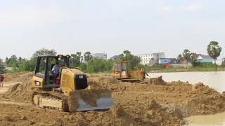 EP 4 Incredible Amazing Loading dozer CAT in Sand DumpTruck TRAGO HYUNDAI [upl. by Neerol]