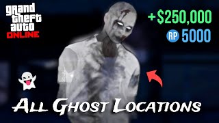 GTA5  All 10 Ghost Locations Unlock Special Livery amp Free 250000  Easy [upl. by Redmund]