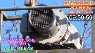 Your favourite BROADMOOR SIRENS in action  Extreme closeup views [upl. by Akired190]