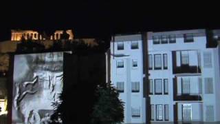 New Acropolis Museum Athens  Opening Ceremony Video Projections directed by Athina Rachel Tsangari [upl. by Anivlek]