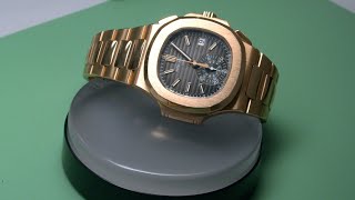 Patek Philippe Nautilus 5980  Complete Overhaul [upl. by Elatnahs173]