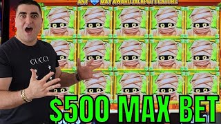 500 Max Bet LANDS On EPIC JACKPOT On Mu Mommy Slot [upl. by Antonietta]