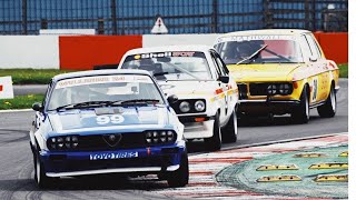 2023 Donington Historic Festival HRDC Gerry Marshall Trophy David Margalies Alfa Romeo GTV6 [upl. by Nahshunn637]