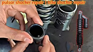 Pulsar shocker repair  bike shocker repair [upl. by Leelah672]