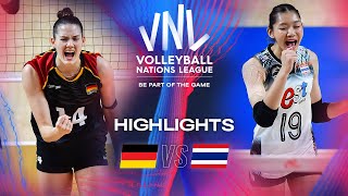 🇩🇪 GER vs 🇹🇭 THA  Highlights  Week 3  Womens VNL 2024 [upl. by Rosenquist682]