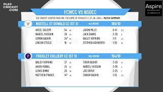 Frickley Colliery CC 1st XI v Nostell St Oswald CC 1st XI [upl. by Luht446]